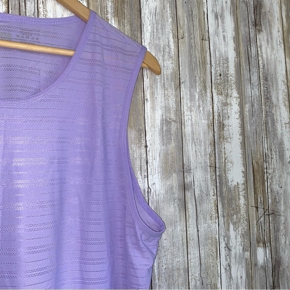 ZYIA Active Lavender Performance Perforated Workout Tank - Picture 3 of 6